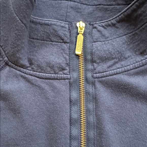 Lilly Pulitzer Navy Skipper Popover, size S, good condition - Picture 3 of 5